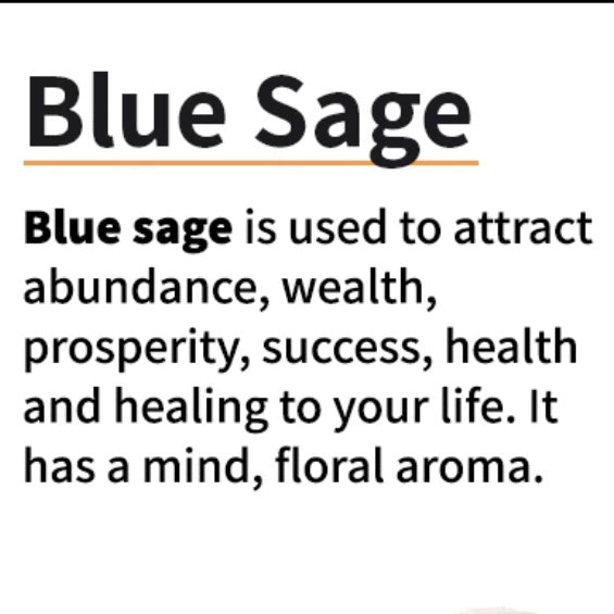Blue Sage Smudge Sticks| Abundance and Prosperity