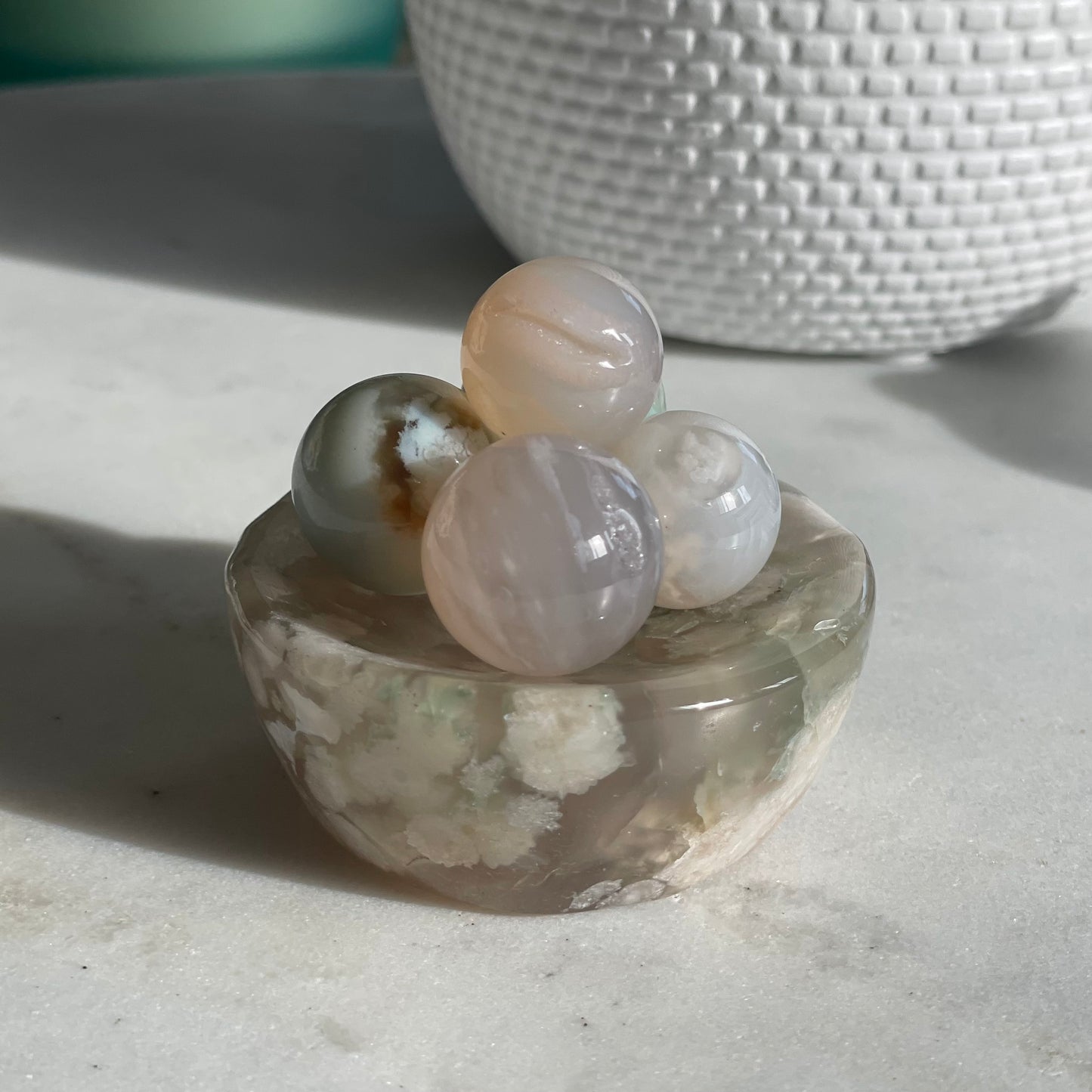 Flower Agate Bowl|Growth|Potential