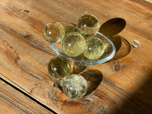 Citrine Mini Spheres|Joy|Abundance|Transformation