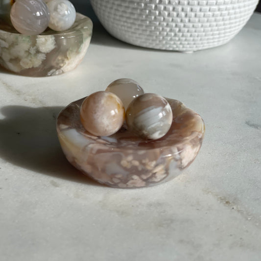 Flower Agate Bowl|Growth|Potential