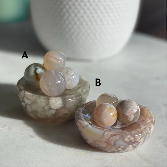 Flower Agate Bowl|Growth|Potential