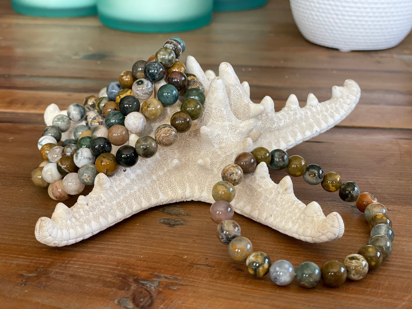 Ocean Jasper Bracelet|Joy|Happiness|Emotional Stability